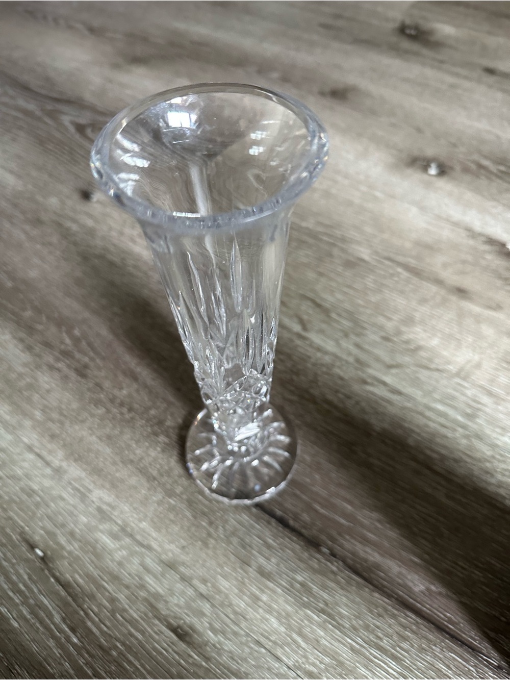 Macy's Clear Cut Crystal Bud Vase - Picture 2 of 8